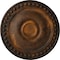 Ekena Millwork Foster Ceiling Medallion (Fits Canopies up to 5 5/8"), Hand-Painted Rust, 19 1/8"OD x 1"P CM19FORUS - alternate 1